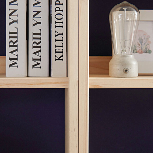 아씨방 피노 낮은 3단 도어형 책장 (160cm)_이미지