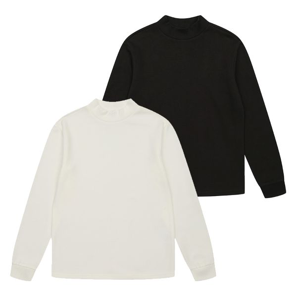 에꼴리에 겨울 남아 여아 기본 반목 폴라티 반목티 25D04018_이미지