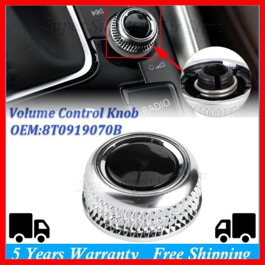 아우디 A4 B8 센터 콘솔 MMI 멀티미디어 볼륨 조절 노브 컨트롤 패널 버튼 스위치 8T091907B