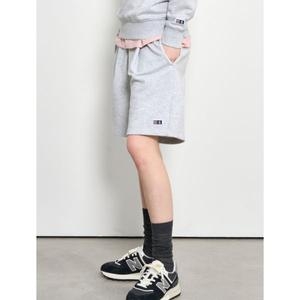 에센셜 제너럴아이디어 코지 스웨트 하프 팬츠 MELANGE GREY / SBD1U52041_이미지