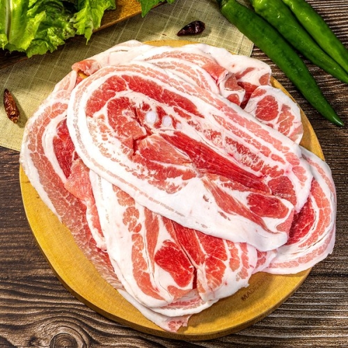 노포축산 국내산 한돈 서초갈비 꽃삼겹 500g (1개)_이미지