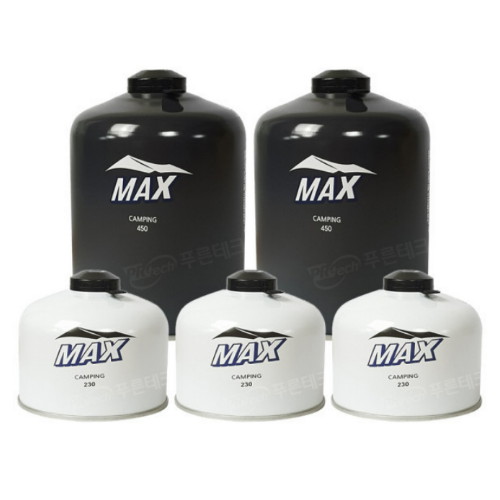 맥선 맥스 이소 부탄 가스 450g 2개 + 230g 3개_이미지