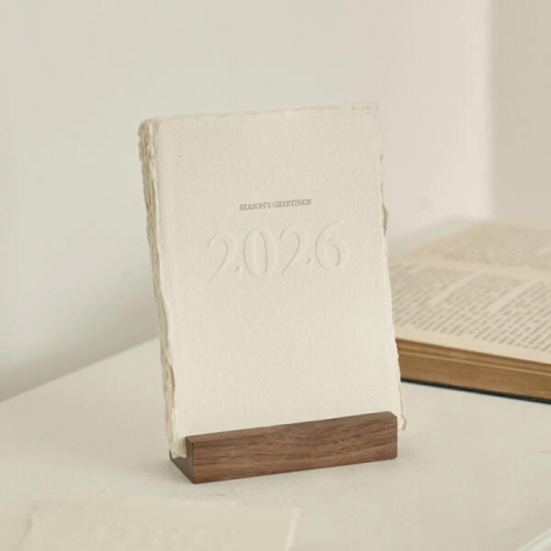 2026 레터프레스 캘린더