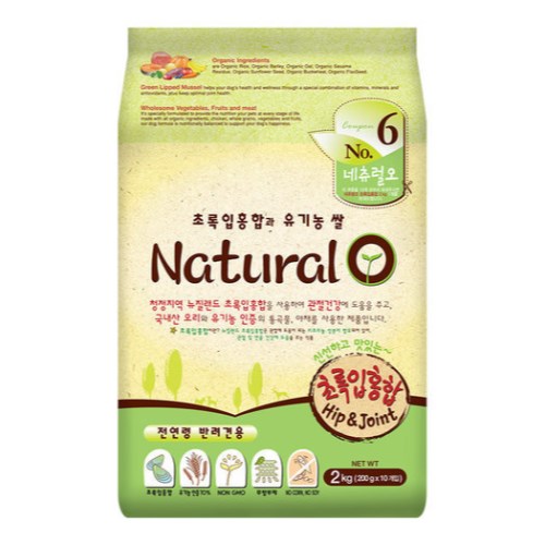 팜스코 네츄럴오 유기농쌀과 초록입홍합 6kg (1개)_이미지