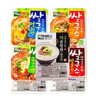 <b>백제</b> <b>쌀국수</b> 5종 30개입 멸치6+김치6+얼큰6+육개장6+파곰탕6