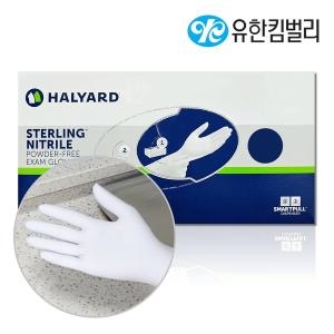 유한킴벌리  니트릴장갑 스테링 장갑 200매 일회용 고무 위생