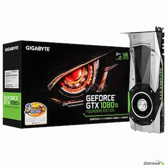 GIGABYTE 지포스 <b>GTX1080</b> Ti Founders Edition D5X 11GB (해외구매)