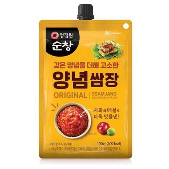 청정원 순창 양념 쌈장 190g (파우치) (24개)_이미지
