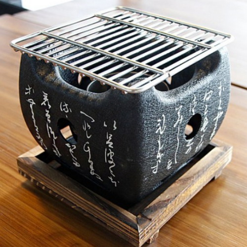 지아이엘 카나모 일본식 미니화로 정사각 소형_이미지