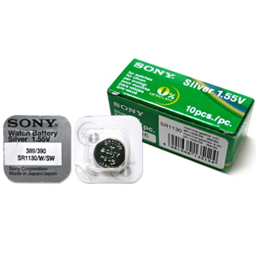 소니 시계건전지 SR1130SW 389/390 1.55V