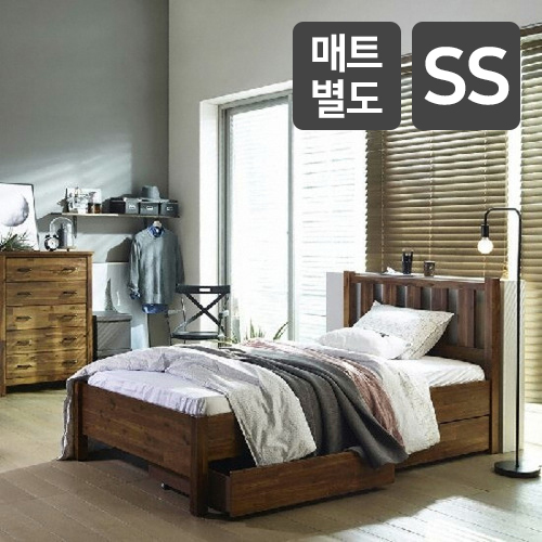 까사미아 브라우니 침대 SS (매트별도)