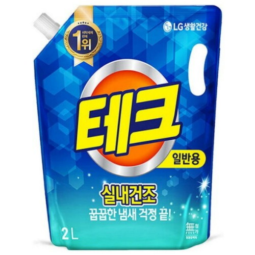 테크 실내건조 일반용 리필 2L (4개)_이미지