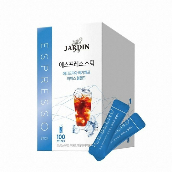 쟈뎅 에스프레소 스틱 에티오피아 예가체프 아이스 블렌드 100T (1개)