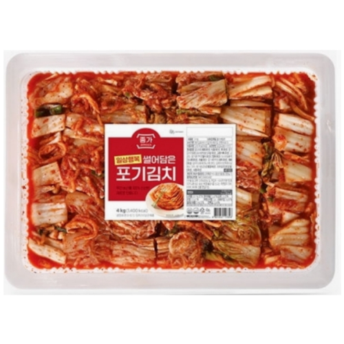 종가 일상행복 썰어담은 포기김치 4kg (2개)_이미지