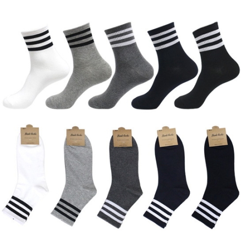 서울양말 남자 모던 링글 10켤레 패션 남성 양말 데일리 면 캐주얼_이미지