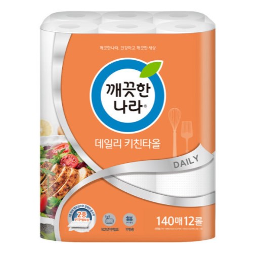 데일리 키친타월 140매 (12입)