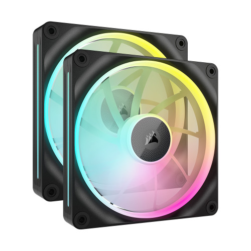 CORSAIR iCUE LINK LX140 RGB STARTER KIT (블랙, 2팩)_이미지