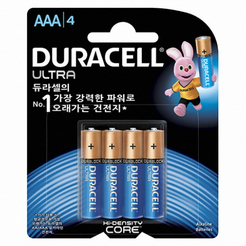 듀라셀 울트라 알카라인 AAA이미지입니다. 누르면 해당 게시물로 새창이동합니다.