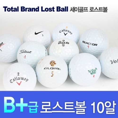 피나클 B+급 로스트볼 10알 초급자 전용볼 유명 브랜드 혼합 B+급 로스트볼_착불 LOST050