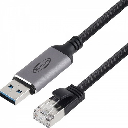 강원전자 NETmate NM-UARJ USB 3.0 to RJ45 랜케이블 (3m)_이미지