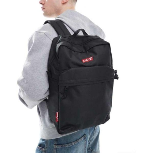 리바이스 L 팩 배트윙 로고 스탠다드 백팩 인 블랙 11121961_이미지