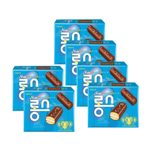 크라운제과 NEW 롱스 220g (6개)