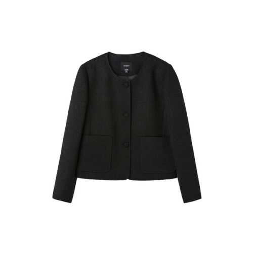 아라미스 랩 라운드넥 노카라 트위드 자켓 AS1WJ264