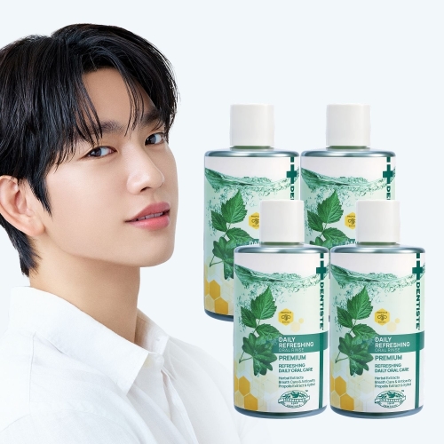 덴티스테 데일리 리프레싱 오랄린스 500ml (4개)_이미지