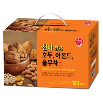 송원식품 우리차 <b>천마</b>담은 호두 아몬드 율무차 120T