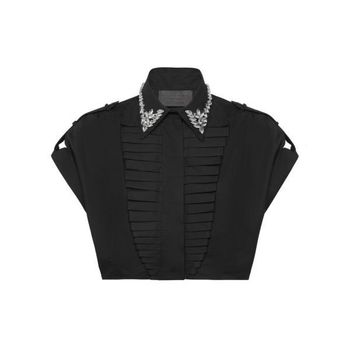 볼란트 크롭 셔츠 SS 스트라스 7397244 150898639