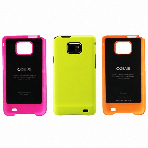 제누스 갤럭시S2 케이스 스킨에어자켓 네온시리즈 (SHW-M250S/K)_이미지