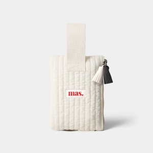마스마룰즈 Strap pouch _ Stitched cotton Ivory_이미지