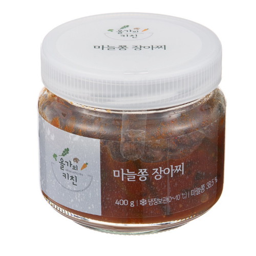 올가홀푸드 ORGA 마늘쫑 장아찌 400g (1개)_이미지