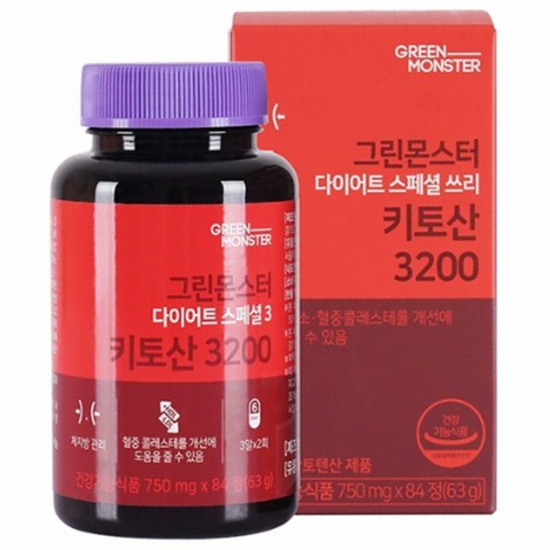 그린몬스터 키토산 다이어트 스페셜 3 3200 84정 (6개)_이미지