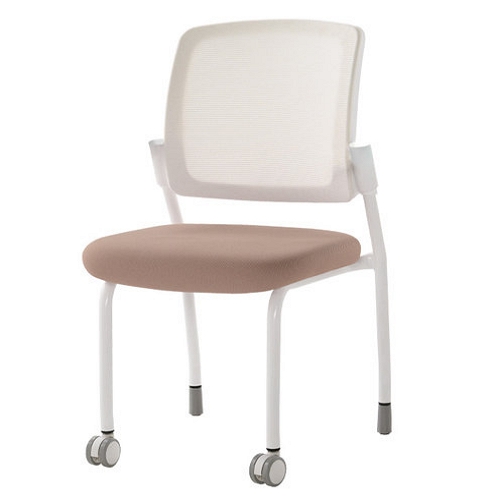 채우리 더컴포트 스마트 화이트 의자 (팔걸이별도)