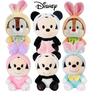 LG생활건강 캐릭터 디즈니 미키마우스 미니마우스 칩 데일 25cm 미니 미키 판다 토끼 곰 동물 애착