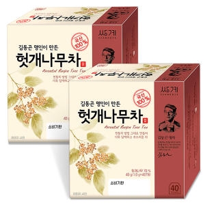 쌍계명차 김동곤 명인이 만든 헛개나무차 40티백 (2개)_이미지