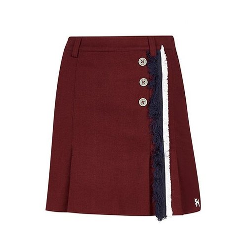  BTR 프린지장식 플리츠 스커트 이리스 BOK9050W