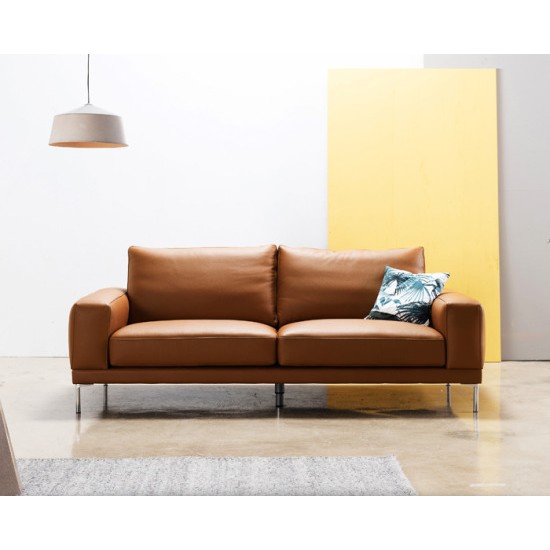 자코모 바우트 천연가죽 소파 3인용 (스툴별도)