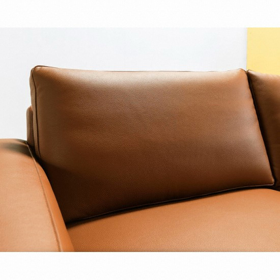 자코모 바우트 천연가죽 소파 3인용 (스툴별도)_이미지