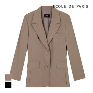 에꼴드파리 벨티드 투버튼 자켓_CB2XWJA003A