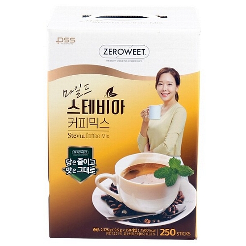 펄세스 마일드 스테비아 커피믹스 250개입 (1개)_이미지