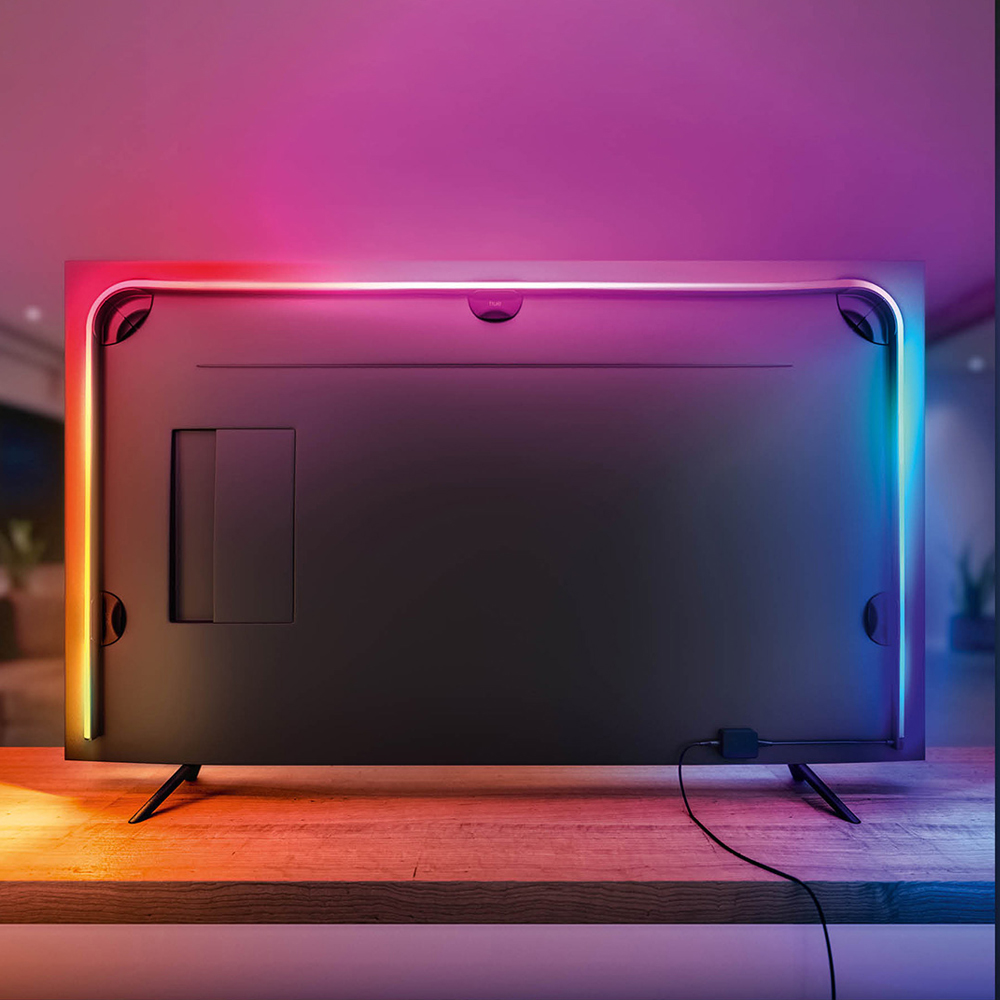 필립스 LED hue play 그라디언트 라이트스트립 75인치 TV용 (+싱크박스, 브릿지)_이미지