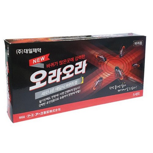 뉴 오라오라 바퀴트랩 5매입