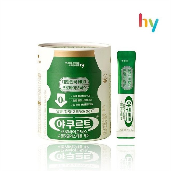 에치와이(hy) 프로바이오틱스 혈당콜레스테롤 케어 2g 60포 (2개)_이미지