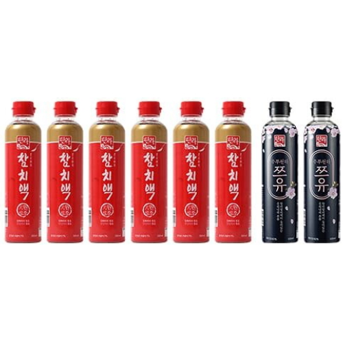 한라식품 참치액 500ml x 6개 + 쯔유 500ml x 2개