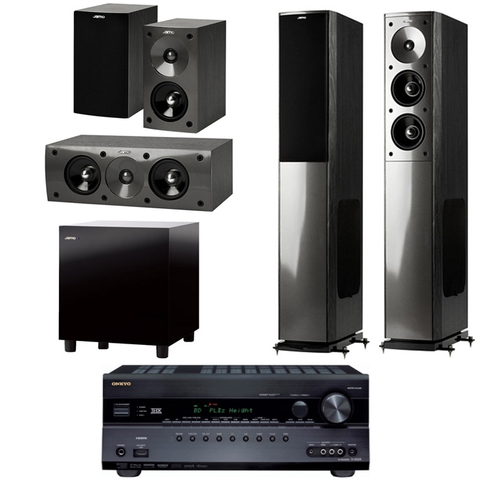 야모 S606 5.1채널 + 온쿄 AV리시버 (TX-SR608, SUB-210)_이미지