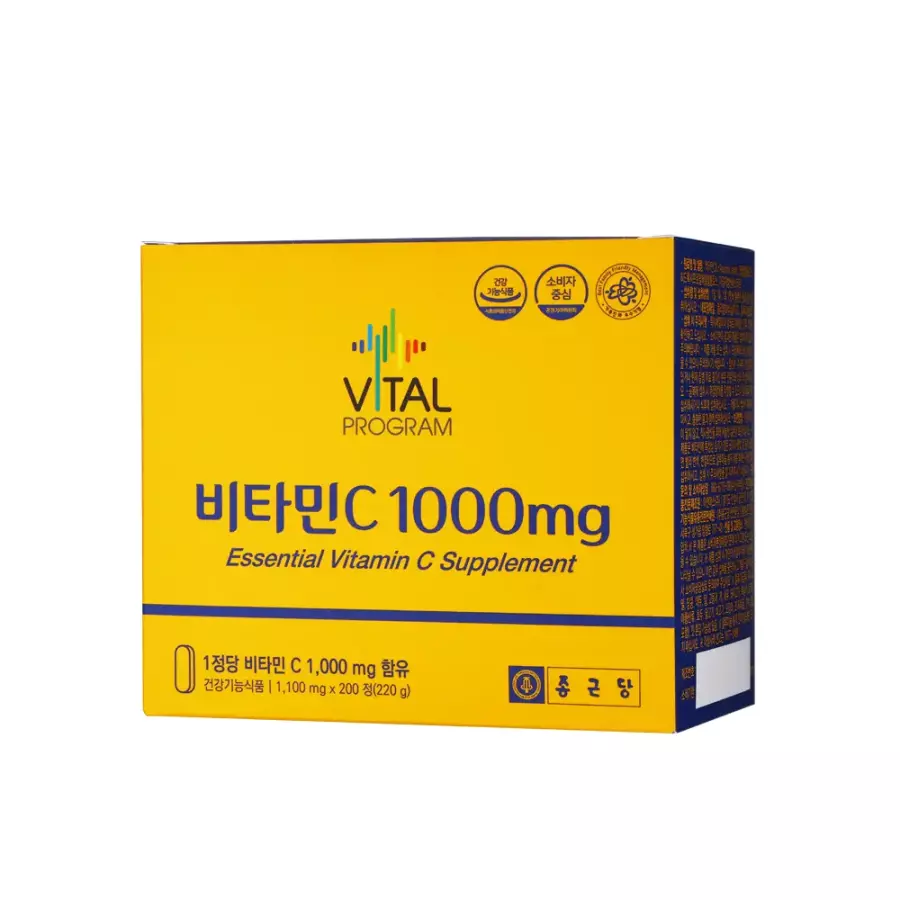 종근당 비타민C 1000mg 200정 (1개)