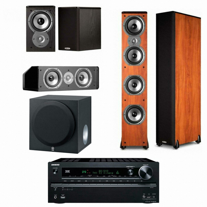 폴크오디오 TSi500 5.1채널 + 온쿄 AV리시버 (TX-NR709, YST-SW012)