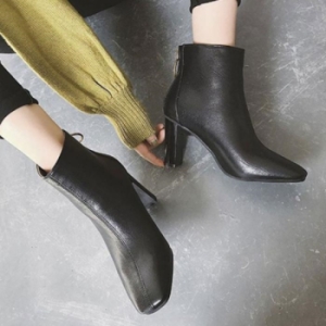 라일리 Rly 여자 앵클힐 사각코 첼시부츠 CH885 10336831A